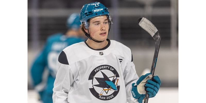 Macklin Celebrini to play for San Jose Sharks on Sunday vs. Vegas