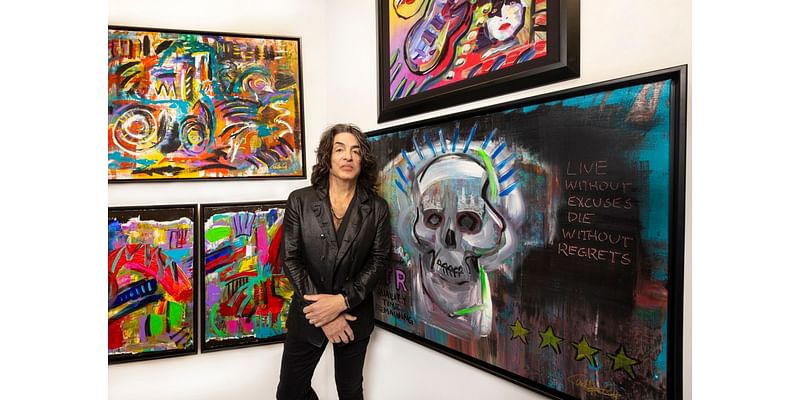 Rocker Paul Stanley at home in world of art