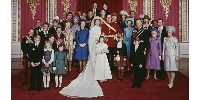 As the first royal wedding to be broadcast in colour, Princess Anne and Mark Phillips' groundbreaking nuptials set the bar for future blue-blooded celebrations