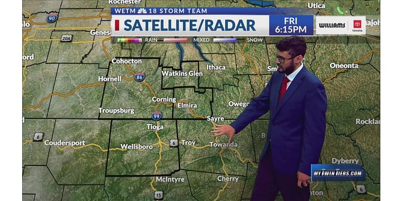 Showers move in to start off the weekend before fall starts on Sunday