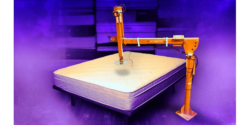 Our Sleep Experts Use Tech to Test Beds: Meet Our Mattress Smasher 9000