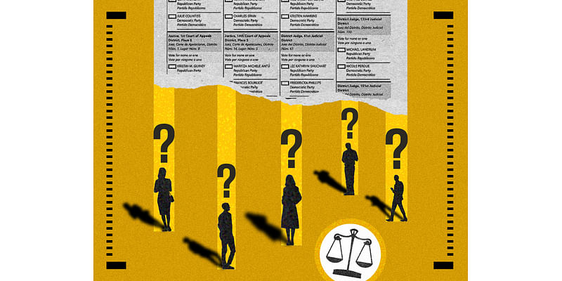 Lengthy ballots, quiet campaigns: How can Harris County voters choose when electing judges?