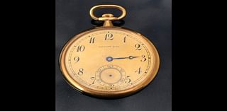 A gold pocket watch given to the captain who rescued Titanic survivors sells for a record price