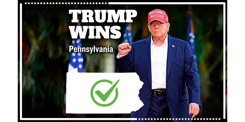 It's Over: Trump Takes Pennsylvania