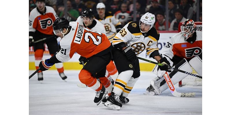 Bruins return the favor with shutout of host Flyers