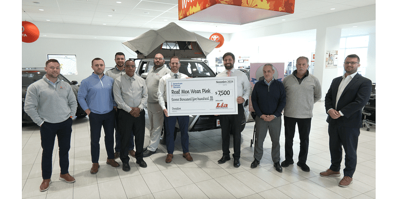 Lia Toyota’s ‘Real Men Wear Pink’ campaign raises money for Cancer Society