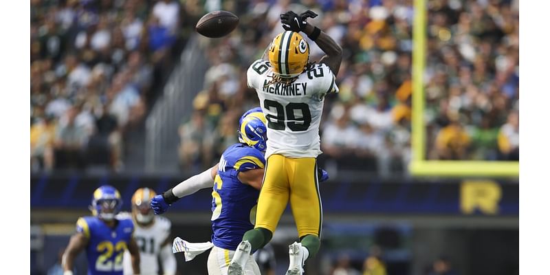 Green Bay’s Xavier McKinney becomes first since merger to have INT in first 5 games with team