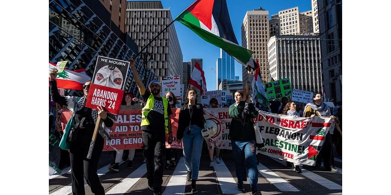 Protesters in Detroit mark 'year of genocide' in Israel-Palestinian conflict