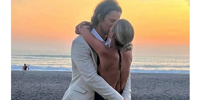 NRL star Nicho Hynes turns heads as his 'best mate' gets married - with one fan cheekily asking when the halfback will get hitched himself