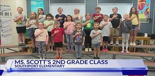 The Daily Pledge: Ms. Scott’s 2nd Grade Class