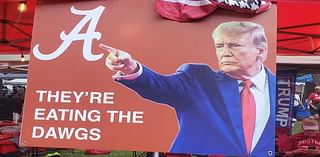 ‘They’re eating the Dawgs!’: Trump goes from immigration rhetoric to Alabama football in single Saturday