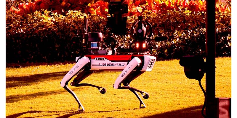 Robot Dog Spotted Guarding Mar-a-Lago