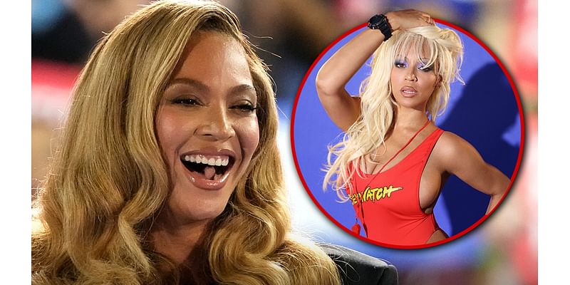 Beyoncé Transforms Into Pamela Anderson in Video, Urges Viewers to Vote