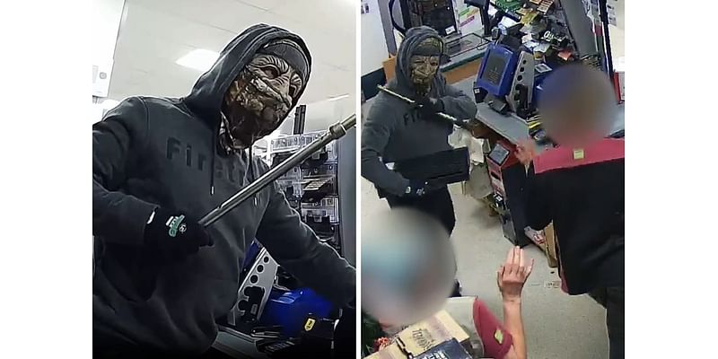 Halloween horror mask robber is jailed for terrifying raids at Co-op and Morrisons shops across Essex