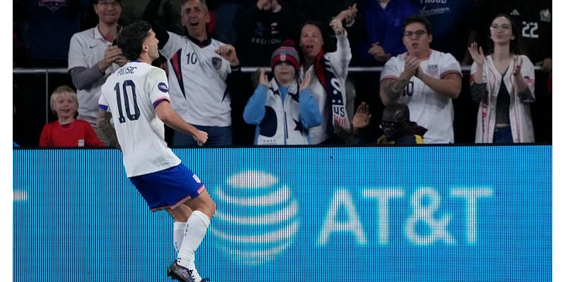 Pulisic scores twice, US beats Jamaica 4-2 for 5-2 aggregate win in CONCACAF Nations League QF