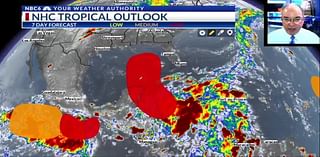 Chance of rain to return on Monday…Hurricane this week in the Gulf?