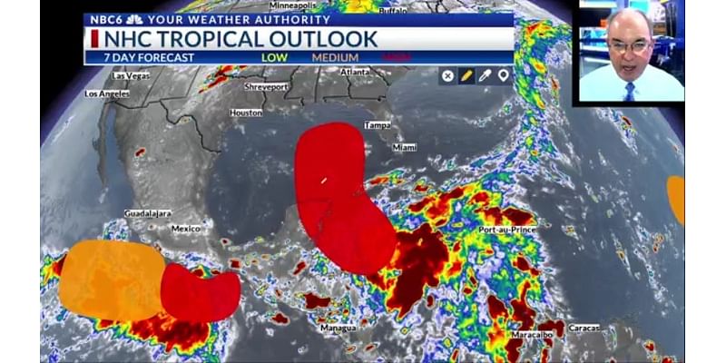 Chance of rain to return on Monday…Hurricane this week in the Gulf?