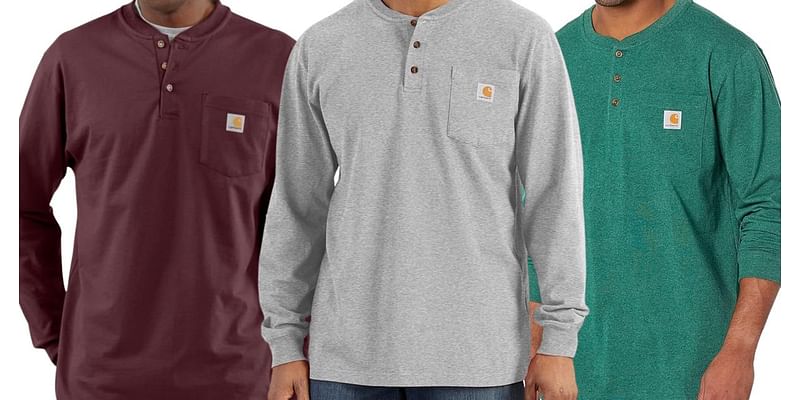 There's A Cozier Version Of Carhartt's Beloved Pocket-Tee, And It's Still Under $30