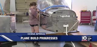 ‘It’s super exciting’: China Spring students continue progress on plane, hope to finish before spring semester