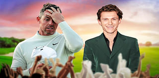 Rory McIlroy was locked in, acting as if he hadn't realized he met Tom Holland