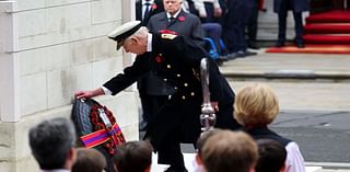 King leads poignant Remembrance ceremony