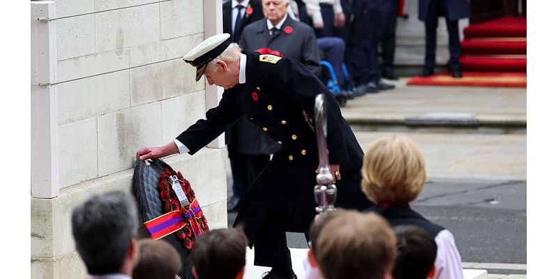 King leads poignant Remembrance ceremony