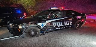 Normandy PD car hit by alleged drunk driver: Police