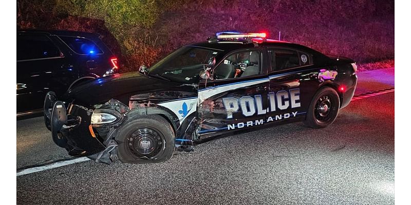 Normandy PD car hit by alleged drunk driver: Police