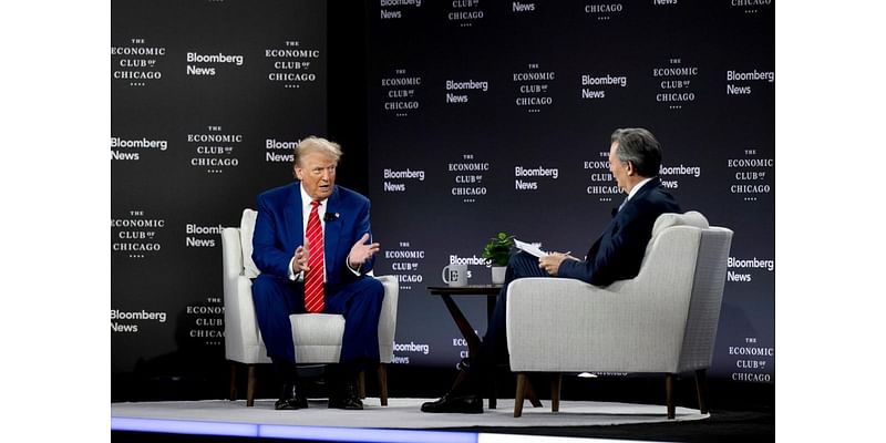 Trump Defends His Economic Platform in Bloomberg Interview