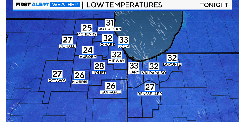 Chicago First Alert Weather: A clear and chilly night ahead