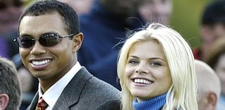 Tiger Woods and ex-wife Elin Nordegren put on united front for son Charlie at golf tournament