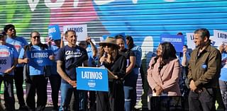 Actor Rosie Perez, officials rally for VP Harris in downtown Allentown