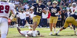 No. 17 Notre Dame shakes off sluggish start in 28-3 win over Miami (Ohio)