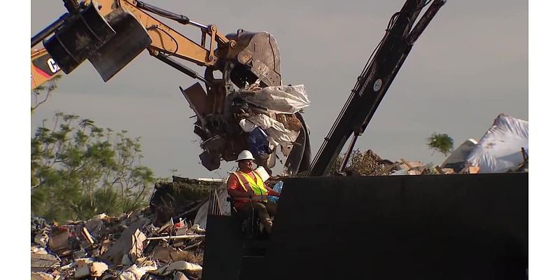 Tampa cleaned up more than half of the city's hurricane curbside debris: 'Please stay patient with us'