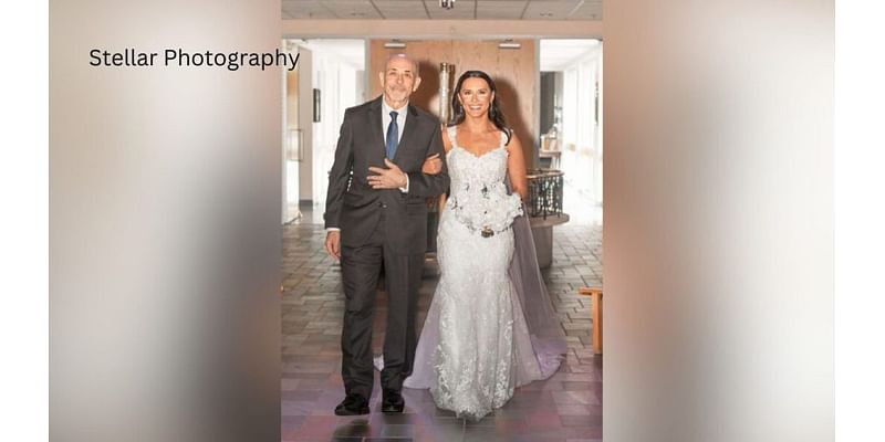 Dad walks nearly 30 miles through flood debris to walk daughter down the aisle