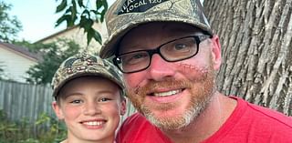 Gun-toting 12-year-old boy saves his father from bear attack as victim reveals the moment the beast's fangs dug into his forehead