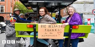 Belfast Cruise Ship: Passengers prepare to say goodbye to city