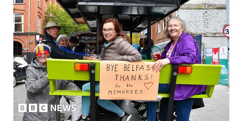 Belfast Cruise Ship: Passengers prepare to say goodbye to city