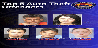 Albuquerque police name top 5 auto theft offenders