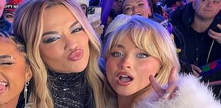 Rita Ora sparks Sabrina Carpenter collaboration rumours by sharing snap of herself partying with the viral popstar alongside some telling words