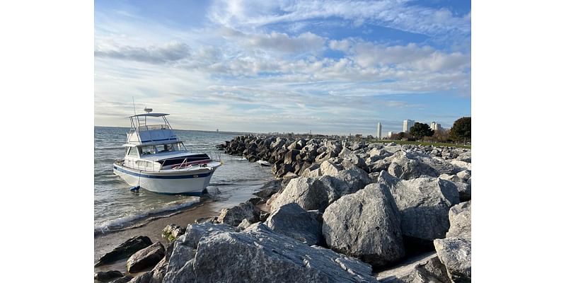 Coast Guard says crane may be needed to move boat stranded near Bradford Beach since Oct. 13