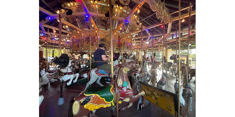 Loads of fun at the Balboa Park mini-train and carousel