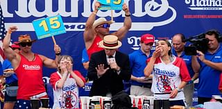 Miki Sudo sets record for hot dog eating and Patrick Bertoletti wins men’s contest