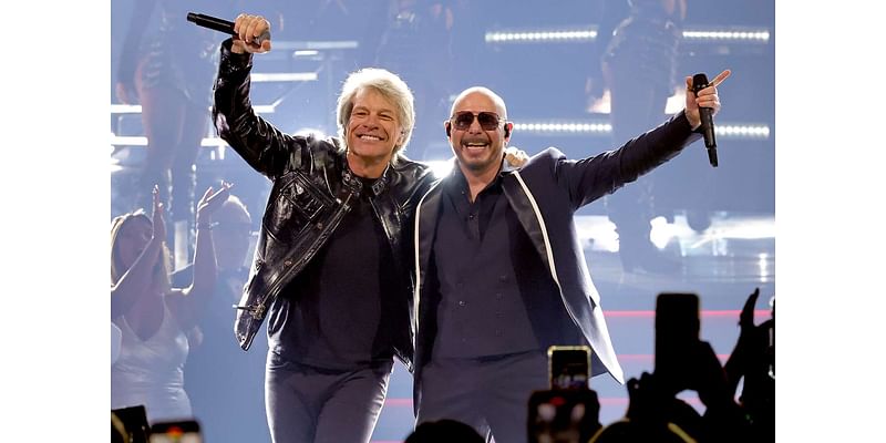 Jon Bon Jovi and Pitbull Perform 'Now or Never' at the 2024 Latin Grammys