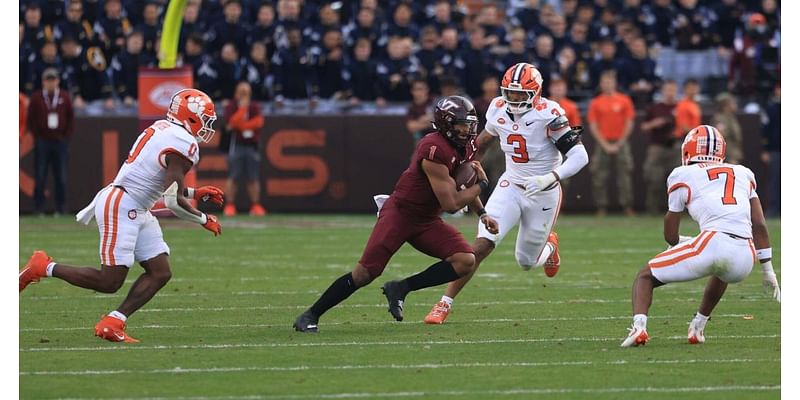 Hokies' offense falters in loss to 19th-ranked Clemson