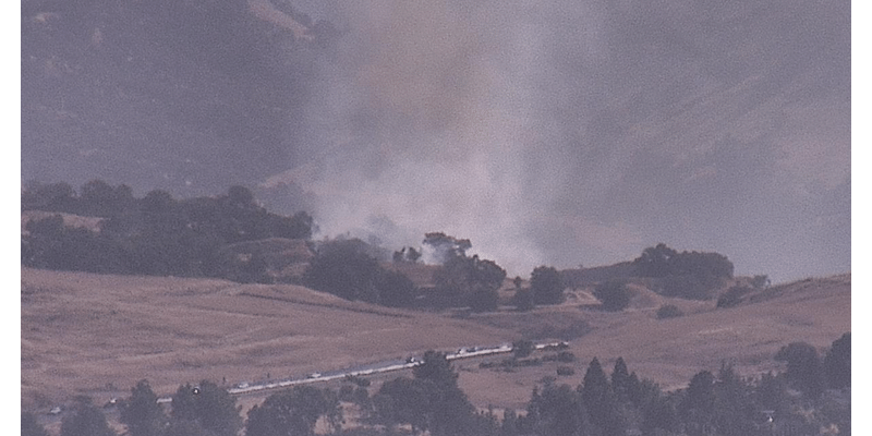 Crews respond to brush fire in Concord near Lime Ridge Open Space