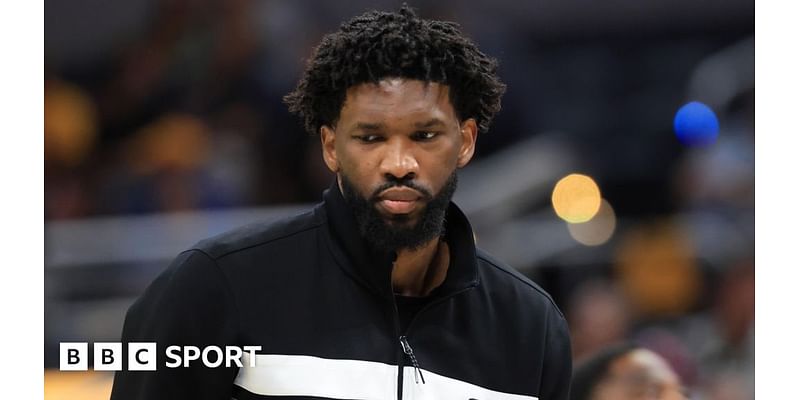 Joel Embiid: Philadelphia 76ers star suspended for shoving journalist