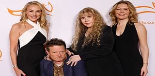 Michael J. Fox and Tracy Pollan Pose with Stevie Nicks at Annual A Funny Thing Happened on the Way to Cure Parkinson's Gala