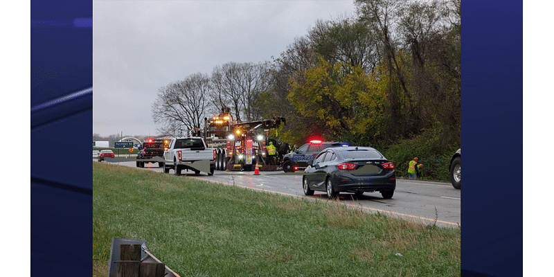 Trash truck overturns on State Route 4; lane closed