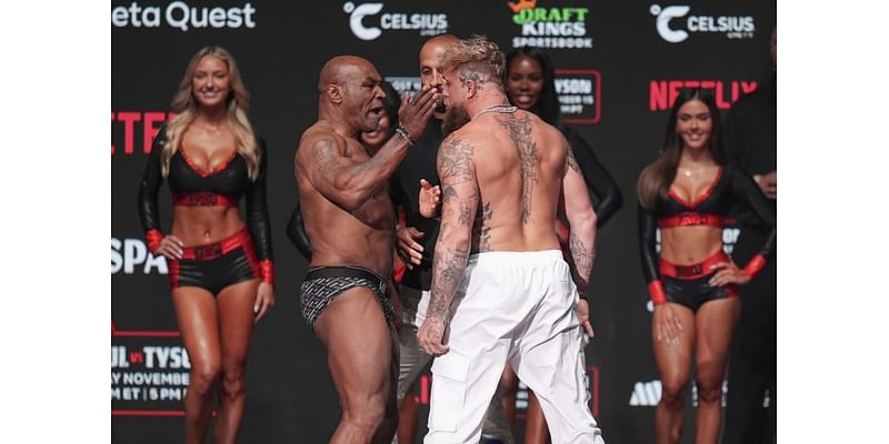 VIDEO: Mike Tyson slapped Jake Paul at their final weigh-in. Here’s why Tyson claims he did it